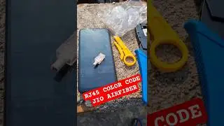Ethernet Cable for Jio AirFiber | Rj45 T568B Color Code #jio #jioairfiber