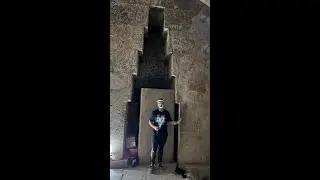 Entering the so called &ldquo;Queen&rsquo;s Chamber&rdquo; inside the Great Pyramid