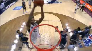 Shonn Miller Putback Dunk - UConn vs. Maine