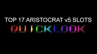 Top 7 Aristocrat v5 Slots Arcade QuickLook