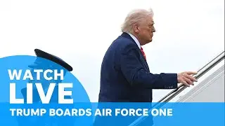 LIVE: Donald Trump departs Washington, DC for economic rally in Rome, Georgia