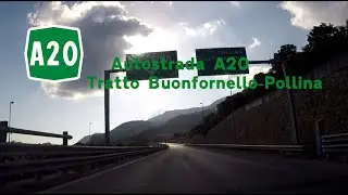 Autostrada A20 Buonfornello-Pollina 18/8/2020
