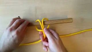 #07 - Der Ankerstich - Ein Seil an einem Balken, Rohr oder Ast festbinden