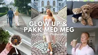 GLOW UP & PAKK MED MEG ✨ til reise + bursdag