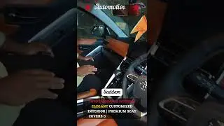 🔥Toyota Innova Hycross Interior Transformation💥Elegant Custom Seats & Premium Finish✨Orchis👌#shorts