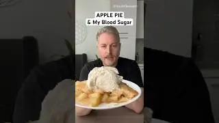 Apple pie with ice cream and my blood sugar. #glucose #bloodsugar #insulinresistant1 #applepie