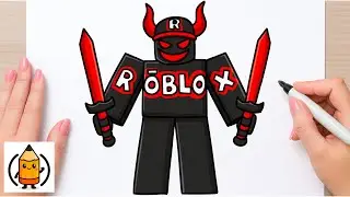 Как нарисовать Гостя 666 &mdash; Укради Мозгогнида | Roblox