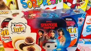 Compilation Stranger Things Kinder Joy ASMR Unboxing 