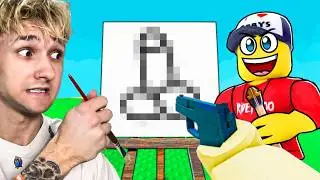 KRESL&Iacute;ME SPOLEČNĚ DIVN&Eacute; KRESBY! (Roblox Draw Together) w/ @RiZiPlaysTV