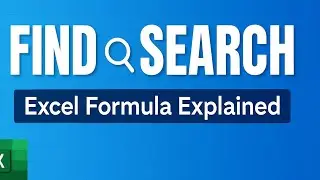 Excel Find vs Search Formula Explained #excel #find #search 