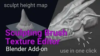 Sculpting Brush Texture Editor - Blender Addon