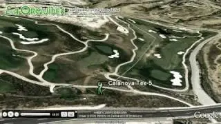 Shot 5 at the Calanova Golf Course.