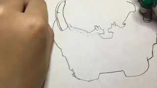 Doom guy helmet(speed draw)