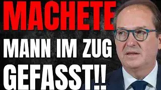 💥Fahrgast mit blutverschmierter Machete im ICE gefasst