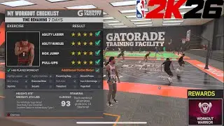 NBA 2K26 Gatorade Workout Tutorial | Body Types | Turbo Meter | Workout Warrior | Permanent Boost