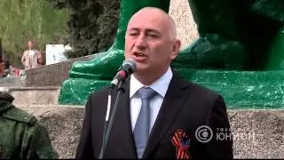 Парад Победы в Старобешево  09 05 2015, Панорама