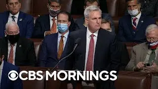 House Minority Leader Kevin McCarthy stalls Build Back Better vote with record-long floor speech