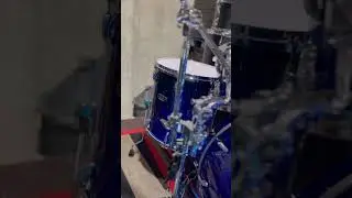 PEARL MASTERS MAPLE MM6C924XSP-L/C858 KOBALT BLUE FADE CON RULLANTE E REGGITOM @DreaMm