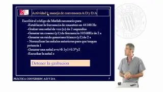 PRÁCTICA CONVERSION A/D Y D/A | 31/51 | UPV