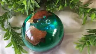 Orgonite bol 'Rode jaspis en onyx'