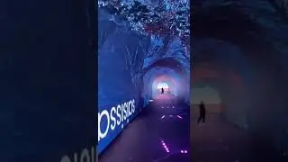 LED tunnel immersive screen Видеоэкран туннельного типа