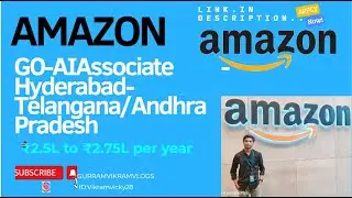 GO-AI Associate - Hyderabad- Telangana/Andhra Pradesh #Amazon-|#amazon jobs for freshers2025