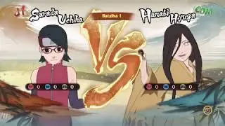 Naruto Storm 4 Road to Boruto Dublado PT-BR Sarada Vs Hanabi