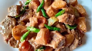 SPICY BEEF STEW- MARINADE WITH GINGER BEER.   It tastes so good.
