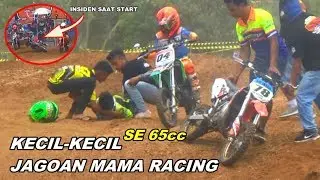 BANYAK TERJADI INSIDEN !! Saat Jagoan - Jagoan Kecil SE 65cc Grasstrack Banjarnegara 2019