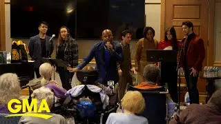 Broadway stars perform at the Actors Fund Home