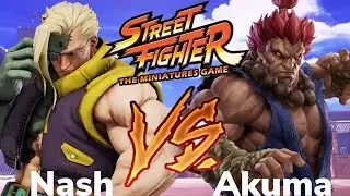 STREET FIGHTER THE MINIATURES GAME: NASH VS AKUMA
