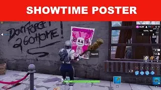 Search a Showtime Poster - LOCATION Showtime Challenges/ Marshmello Challenges Fortnite