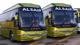 Bh120 Daewoo Bus Review || Luxury Coach || Al Saif Daewoo Bus || Coach Bus || 한국 대우 버스