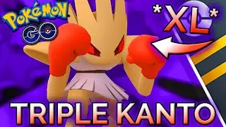 *XL* SHADOW HITMONCHAN PUNCHES THROUGH THE ULTRA LEAGUE IN A TRIPLE KANTO TEAM | GO BATTLE LEAGUE