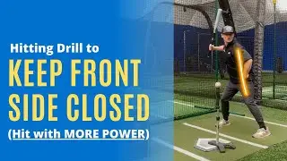 Best Tee Drill for POWER (Stay closed!) | Tee Drills for Youth Baseball