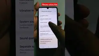 how to enable / disable vibrate on touch || Samsung navigation bar #samsung #shorts #vibrateontouch