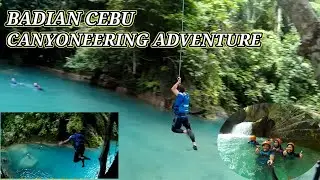 42ft cliff, tatalon ka ba? canyoneering in Badian Cebu. must try | YADAS vlog