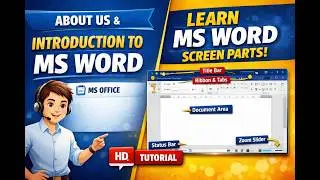 1 MS WORD INTRO AND ITS SCREEN PARTS MS WORD