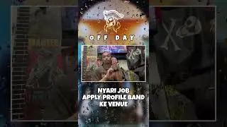 OFF DAY | nyari job apply profile band ke venue #offday #shorts #band #profile #job #music #ahoytv