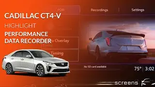 Cadillac CT4-V | Performance data recorder