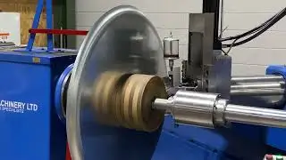 Acme&rsquo;s new PNC 1200 Automatic CNC Spinning Machine 96&rdquo; diameter capacity.