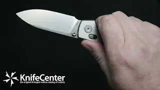 Vosteed Knives Raccoon TiSlim Crossbar Lock Folding Knife