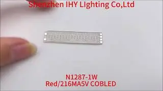 N1287, 1W，Red， 216mA, 5V， COB LED IHY Lighting source