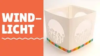 Windlicht basteln--brandneue Februar Produkte von Stampin' Up!--DIY-Anleitung
