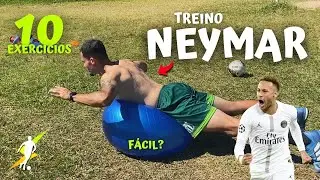 FIZ O TREINO DE CORE DO NEYMAR JR. | Futebol | Boleiro de Elite