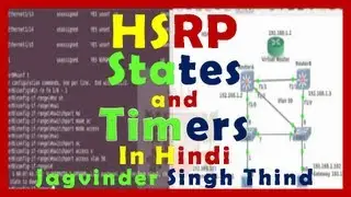✅ What is HSRP States and HSRP Timers | how to configure HSRP | hot standby redundancy protocol