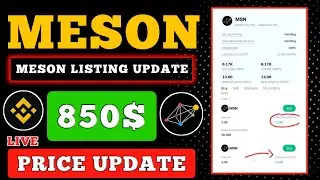 500$ Meson Network Pre-Market Price  💸🤑 Meson Network On OKX Jumpstart 💸 Meson Convert Ratio Update💲