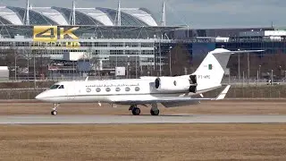 Gulfstream IV-SP G400 Algerian Government 7T-VPC arrival at Munich Airport MUC EDDM