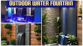 Top 20 Modern Outdoor Water Fountain Design/ Latest Waterfall Design Ideas in 2024 #viralvideo