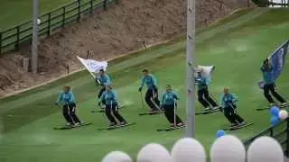 instructors demo synchronized skiing Dryslope Skiclub Wolfskamer Huizen